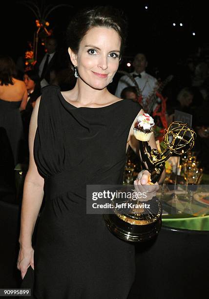 Actress/writer Tina Fey attends the Governors Ball for the 61st Primetime Emmy Awards held at the Los Angeles Convention Center on September 20, 2009...