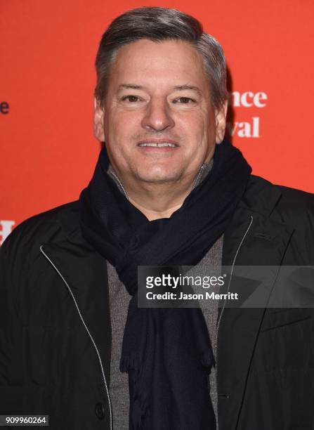 Ted Sarandos, Netflix Chief Content Officer, attends the "A Futile And Stupid Gesture" Premiere during the 2018 Sundance Film Festival at Eccles...
