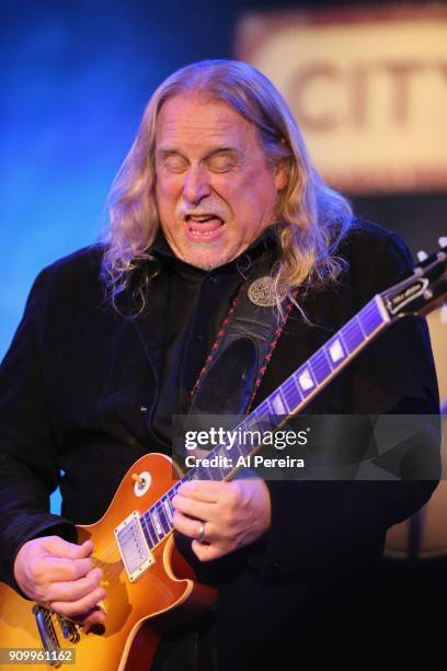 Warren Haynes performs in the Southern Blood: Celebrating Gregg Allman event at City Winery on January 24, 2018 in New York City.