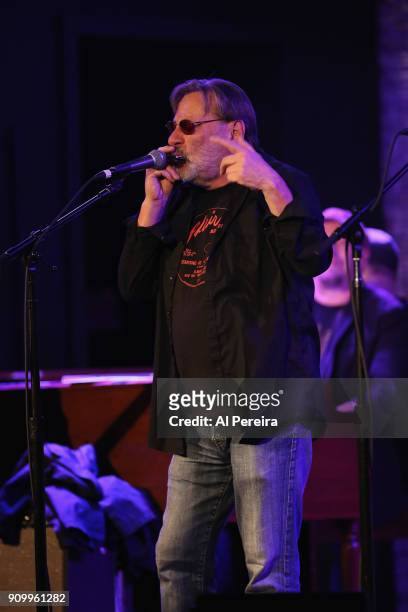 Southside Johnny performs in the Southern Blood: Celebrating Gregg Allman event at City Winery on January 24, 2018 in New York City.