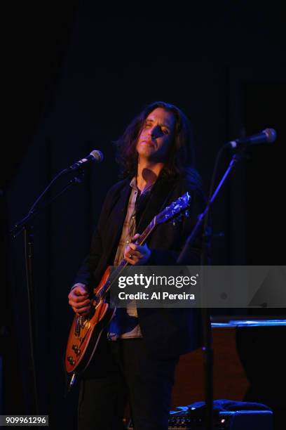 Scott Sharrard performs in the Southern Blood: Celebrating Gregg Allman event at City Winery on January 24, 2018 in New York City.