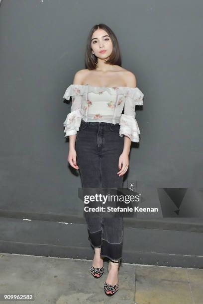 Rowan Blanchard attends Conde Nast & The Women March's Dinner Party to Celebrate the One Year Anniversary of the March & the Publication of Together...