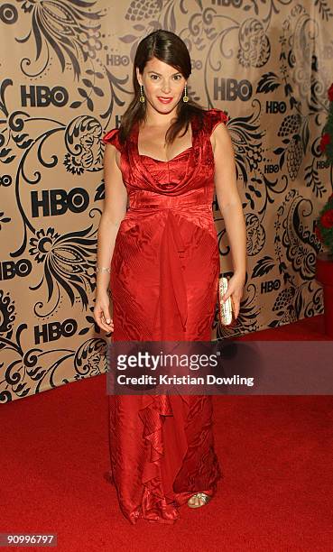 Personality Gail Simmons attends HBO's post Emmy Awards reception at the Pacific Design Center on September 20, 2009 in West Hollywood, California.