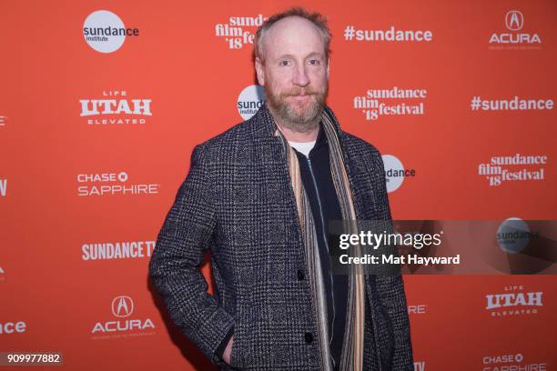 Actor Matt Walsh attends the 2018 Sundance Film Festival premiere of Netflixs film A Futile And Stupid Gesture at Eccles Center Theatre on January...