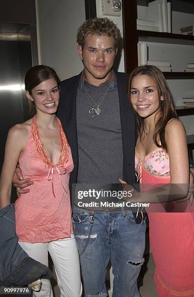 Rachel Melvin, Kellan Lutz and Mandy Musgrave