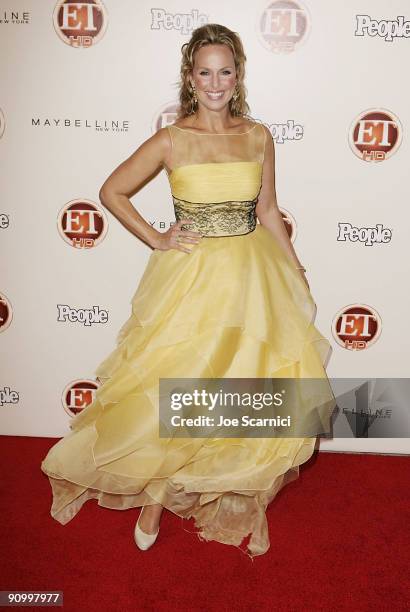 Melora Hardin arrives at Vibiana for the 13th Annual Entertainment Tonight and People magazine Emmys After Party on September 20, 2009 in Los...