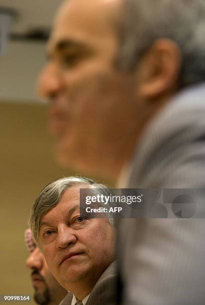 Kasparov vs Karpov Match in Valencia 2009