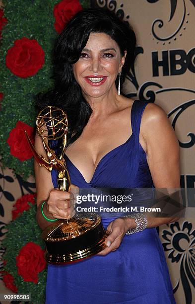 Actress Shohreh Aghdashloo attends HBO's post Emmy Awards reception at the Pacific Design Center on September 20, 2009 in Los Angeles, California.