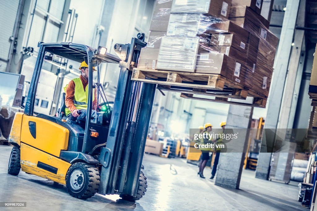 Gabelstapler beweglichen Stapel Boxen