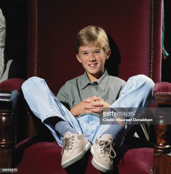 American child actor Haley Joel Osment, circa 2000. He was nominated for an Academy Award for his role in the 1999 film 'The Sixth Sense'.