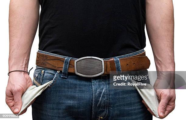 jeans pockets out - belt stock pictures, royalty-free photos & images