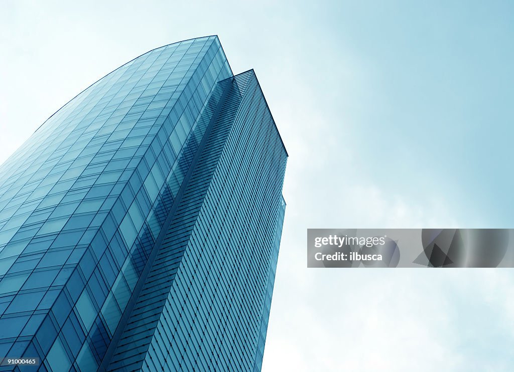 Bauten und moderne Gebäude und Wolkenkratzer