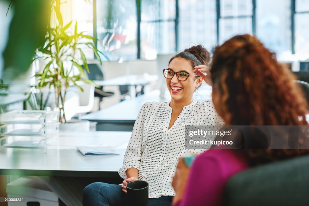 Catching up with a colleague