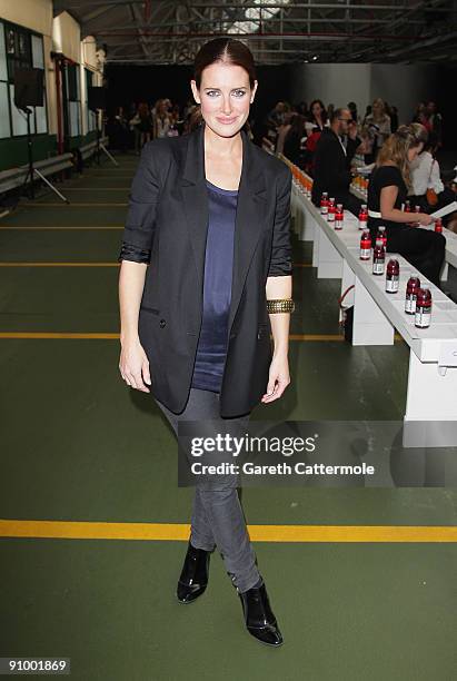 Kirsty Gallacher attends the Josh Goot Fashion Show during London Fashion Week Spring/Summer 2010 on September 21, 2009 in London, England.