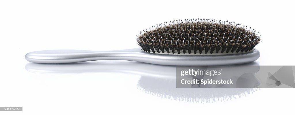 Silver Hairbrush