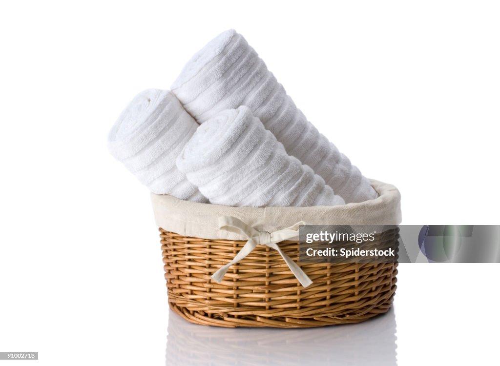 タオルのバスケット