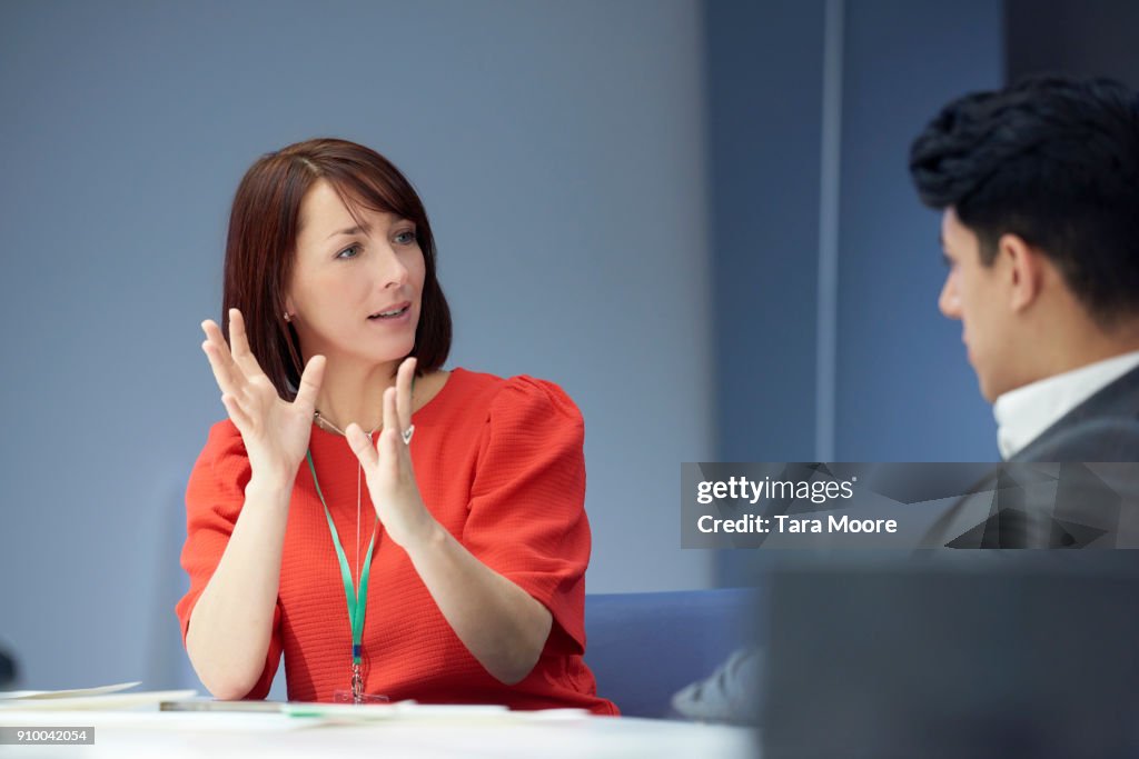 Business woman in meeting