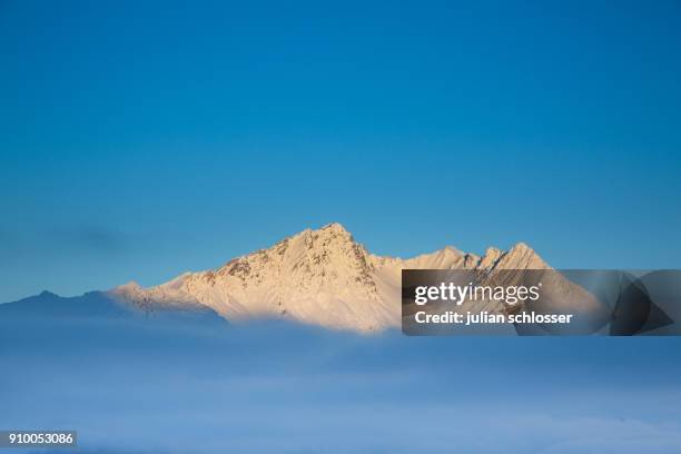 mountain - bourg saint maurice stock pictures, royalty-free photos & images