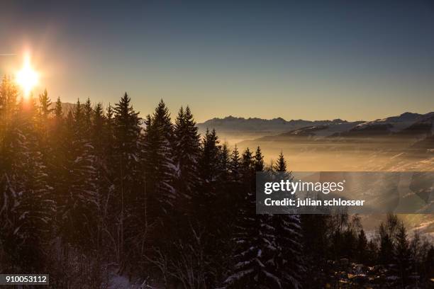 mountain - les arcs stock-fotos und bilder