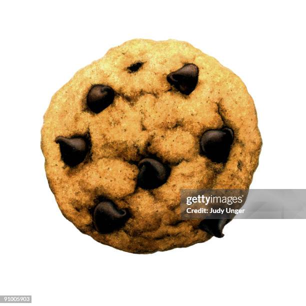 chocolate chip cookie - cookie stock illustrations