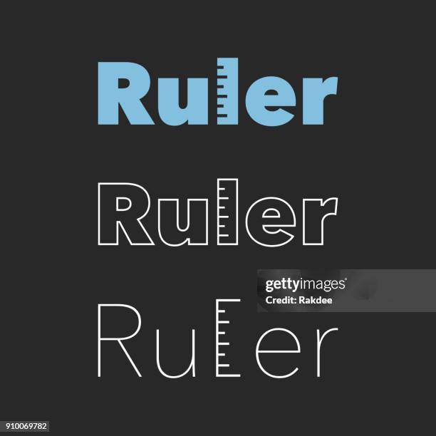 Font Size Lettering Ruler 234 Font Sizes Stock Photos, High-Res Pictures, and Images - Getty Images