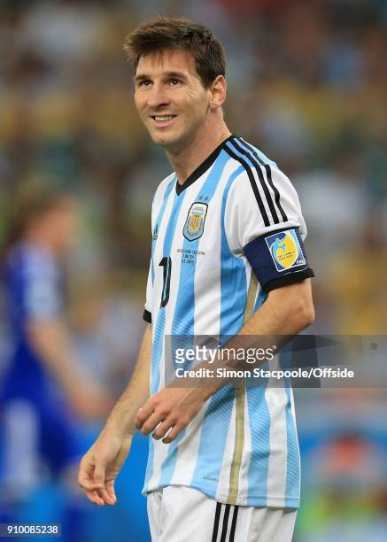 15th June 2014 - FIFA World Cup - Group F - Argentina v Bosnia & Herzegovina - Lionel Messi of Argentina .
