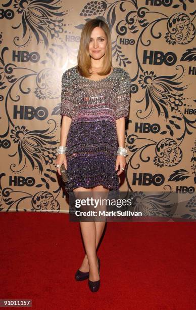 Actress Rose Byrne arrives at the HBO Post Emmy Awards Reception at the Pacific Design Center on September 20, 2009 in West Hollywood, California.