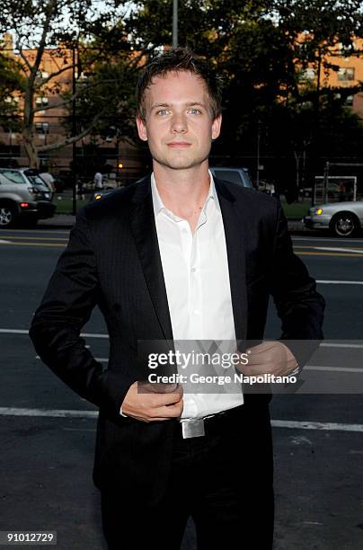 Actor Patrick Adams attends the "Rage" premiere at The Box on September 21, 2009 in New York City.