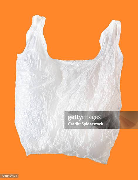 sac en plastique d'achat de denrées alimentaires - sac en plastique photos et images de collection