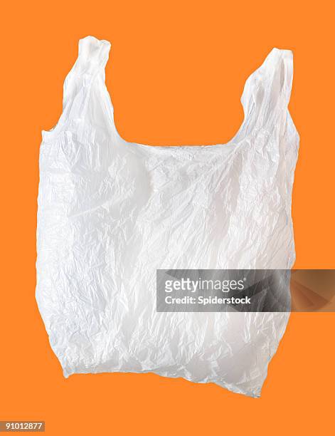 plastic grocery bag - tote bag white stock pictures, royalty-free photos & images