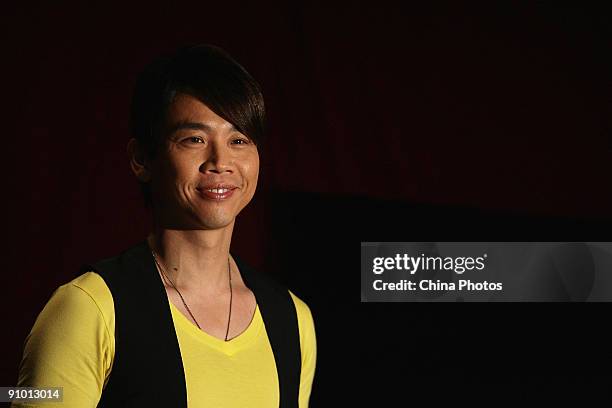 Taiwanese singer David Tao attends a press conference to promote his new album 'Opus 69' on September 21, 2009 in Beijing, China.