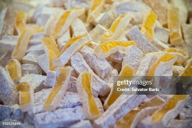 turkish lokum - turkish delight stock pictures, royalty-free photos & images