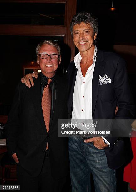 Producer Mike Nichols and performer Tommy Tune attends the after party for the special benefit performace of "Steps in Time" for Friends in Deed on...