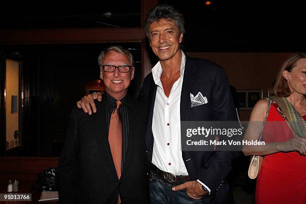 Producer Mike Nichols and performer Tommy Tune attends the after party for the special benefit performace of "Steps in Time" for Friends in Deed on...