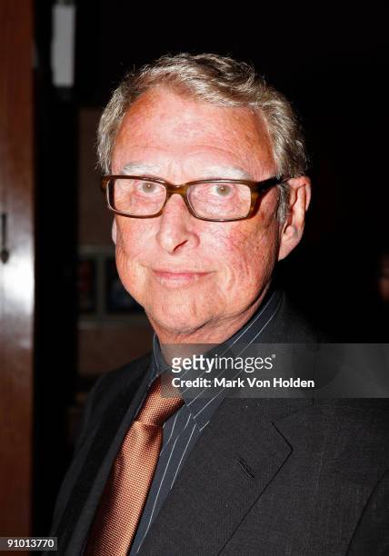 Producer Mike Nichols attends the after party for the special benefit performace of "Steps in Time" for Friends in Deed on September 21, 2009 in New...