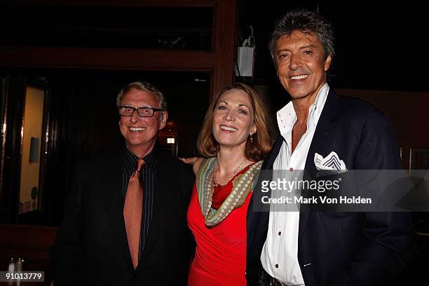 Producer Mike Nichols, Dee Hoty, and Performer Tommy Tune attends the after party for the special benefit performace of "Steps in Time" for Friends...