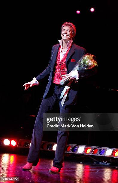 Tommy Tune attends a special benefit performace of "Steps in Time" for Friends in Deed on September 21, 2009 in New York City.