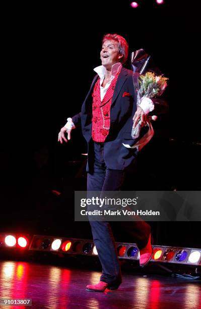 Tommy Tune attends a special benefit performace of "Steps in Time" for Friends in Deed on September 21, 2009 in New York City.