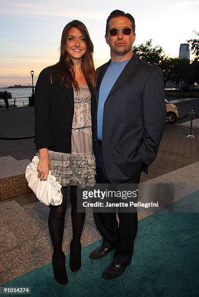 Stephen Baldwin with daughter Alaia Baldwin attends the premiere of "The Age Of Stupid" at the World Financial Center Winter Garden on September 21,...