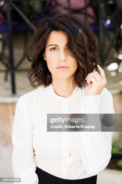 Actress Giulia Bevilacqua is photographed for Self Assignment on June, 2017 in Rome, Italy.