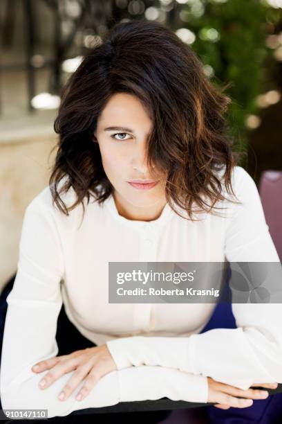 Actress Giulia Bevilacqua is photographed for Self Assignment on June, 2017 in Rome, Italy.