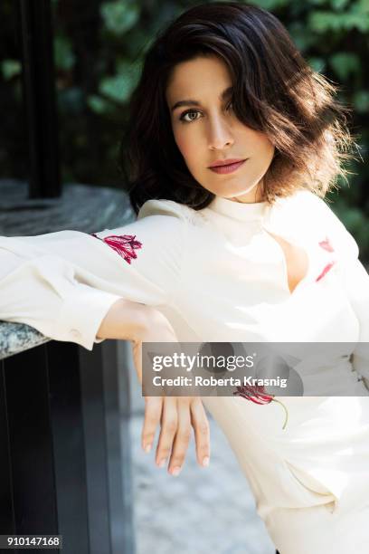 Actress Giulia Bevilacqua is photographed for Self Assignment on June, 2017 in Rome, Italy.