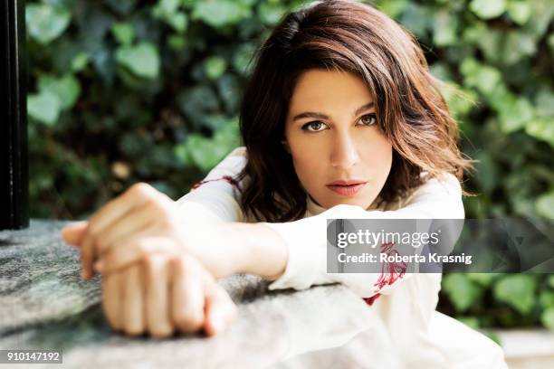 Actress Giulia Bevilacqua is photographed for Self Assignment on June, 2017 in Rome, Italy.