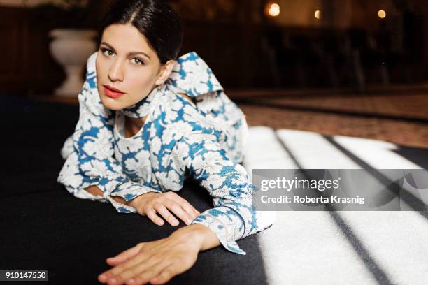 Actress Giulia Bevilacqua is photographed for Self Assignment on June, 2017 in Rome, Italy.