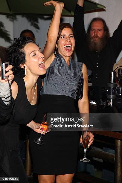 Actress Ana Ortiz attends the Obakki spring - summer 2010 collection presentation at The Soho Grand - Yard Bar on September 21, 2009 in New York City.