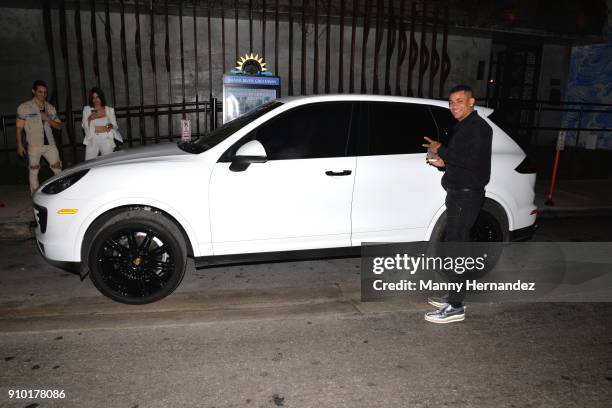 Randy Malcom celebrate Randy Malcom’s 34th birthday at Kiki on the River on January 22, 2018 in Miami, Florida.