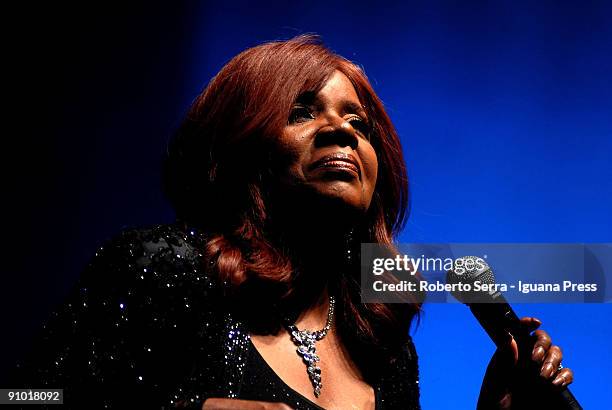 Gloria Gaynor performs at Auditorium Manzoni on September 21, 2009 in Bologna, Italy.