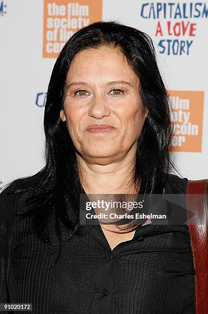 Director Barbara Kopple attends the premiere of "Capitalism: A Love Story" at Lincoln Center for the Performing Arts on September 21, 2009 in New...
