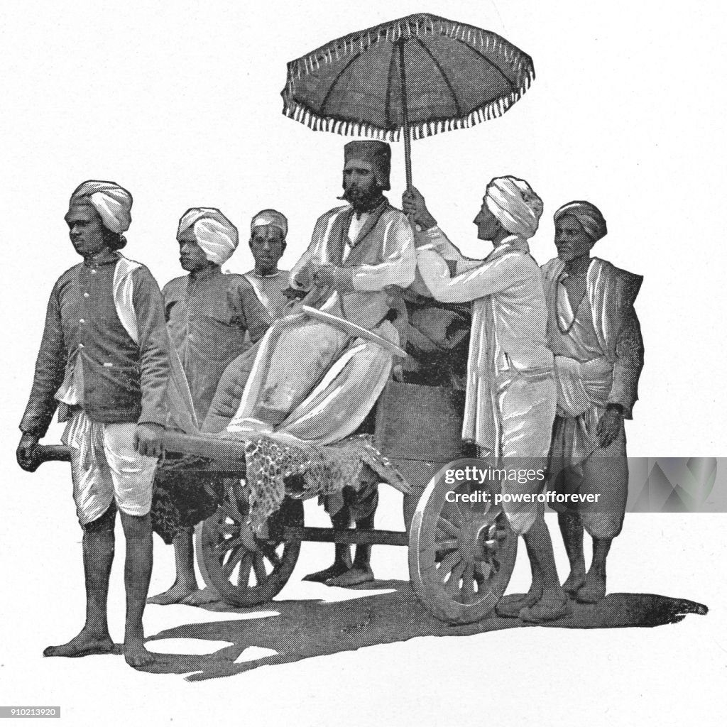 Brahmin High Caste Man in India - British Era