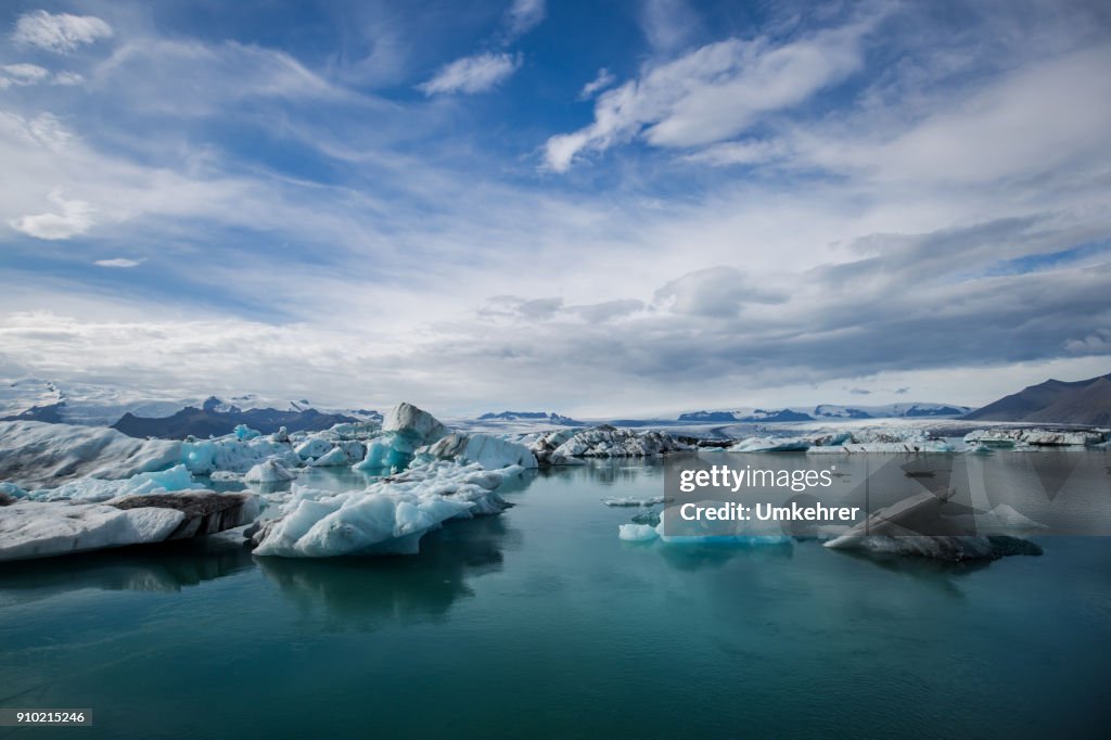 Glaciar Laguna Islandia jökulsarlon